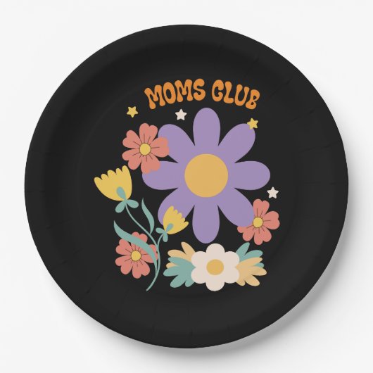 Moms Club Papieren Bordje (Voorkant)
