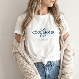 Moms Club Typografie Vintage Tri-Blend Shirt