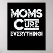 Moms Cure Alles Cute Moederdag 2022 Poster (Voorkant)