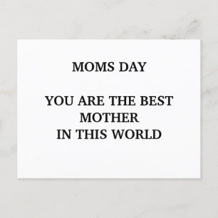 MOMS DAY BRIEFKAART