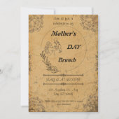 , Moms Day Delight Je bent uitgenodigd, Moederdag Kaart (Voorkant)