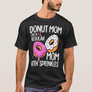 Moms Day Foodie laat mama niet als een gewone moed T-shirt