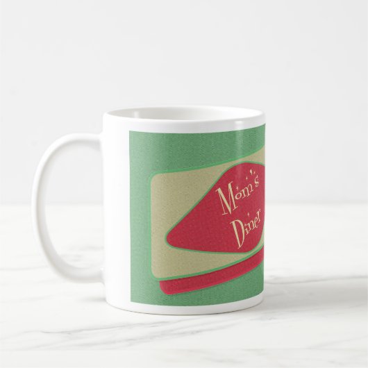 Moms Diner 1950s ontwerp Koffiemok (Links)