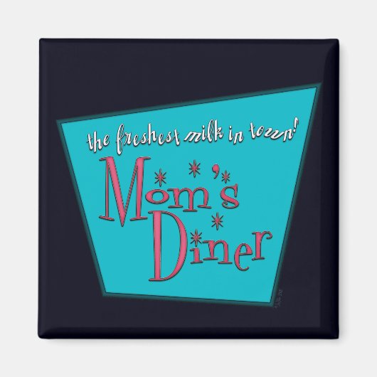 Moms Diner: Borstvoeding Magneet (Voorkant)