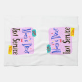 Moms Diner en Taxi Service Retro Kitchen Towel Theedoek (Horizontaal)