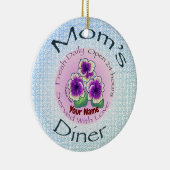 Moms Diner Keramisch Ornament (Rechts)