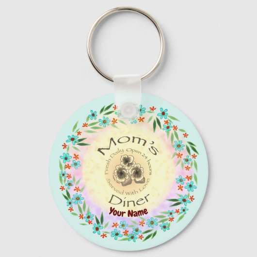 Moms Diner sleutelhanger (Voorkant)
