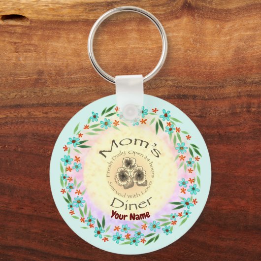 Moms Diner sleutelhanger (Voorkant)