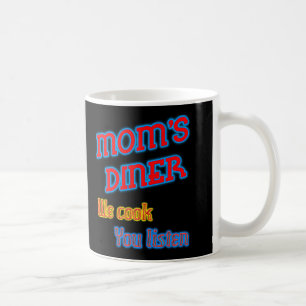 Moms Diner we hebben je laten luisteren naar Neon Koffiemok