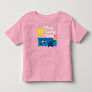 Moms Diving Buddy Design - Toddler Fine Jersey T-S Kinder Shirts