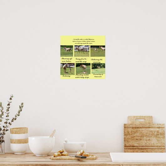 Moms en baby's poster (Keuken)