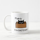 MOM'S FAVORITE SON MUG KOFFIEMOK (Links)