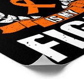 Mom's Fight Is My Fight Leukemia Awareness 1 Poster (Hoek)