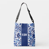 Mom's Floral Crossbody - Monogrammed Gift Bag Tas (Achterkant)