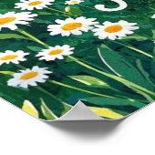 Mom's Garden Squad_Sunflowers Daises Vlinders Poster (Hoek)