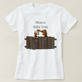 Moms Gekke Duo 2 Geiten T-shirt