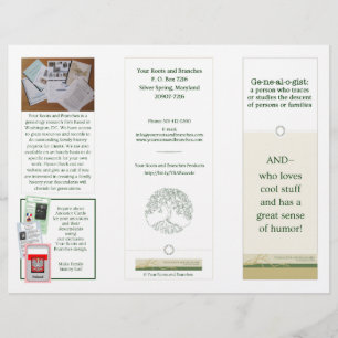 Mom's Genealogie Brochures PNG #2 DK Groen
