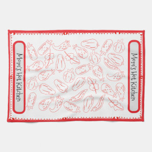 "Mom's Hot Kitchen" Moederdag cadeau Theedoek