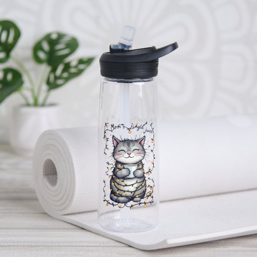 Mom's Jingle Juice Waterfles (Yoga (Gedraaid) )