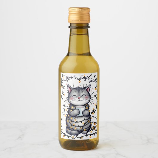 Mom's Jingle Juice  Wijn Etiket (Voorkant)