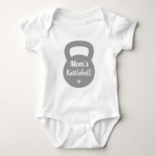 Moms Kettlebell, Funny Exercise Romper