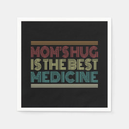 Mom's Knuffel is het beste medicijn Quote Papier s Servet