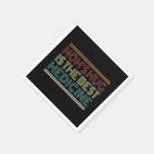 Mom's Knuffel is het beste medicijn Quote Papier s Servet (Hoek)