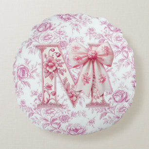 Mom's Light Pink Chinoiserie Rond Kussen
