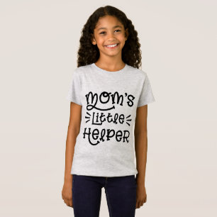 Mom's Little Helper Schattige handgeschreven scrip T-shirt
