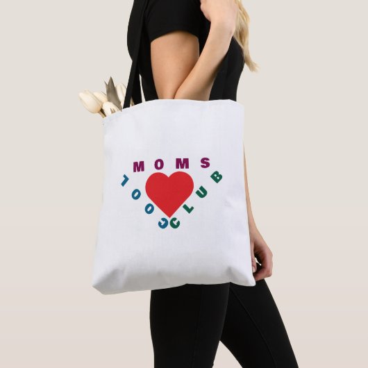 Moms Make Everything Better | Cute Heart Tote Bag (Dichtbij)