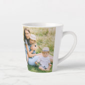 Moms maken het leven prachtig Foto Abstract Latte Mok (Rechts)