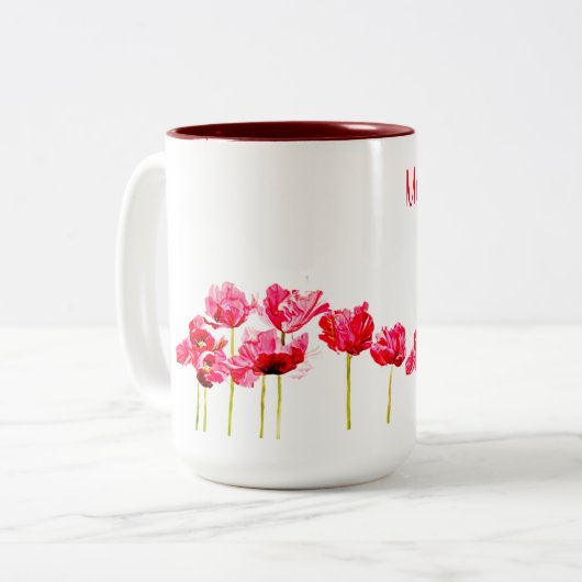 Moms maken het leven prachtig Mok (Voorkant links)