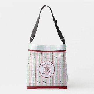 Mom's Monogram Kid Essentials Tote - Mint Crossbody Tas