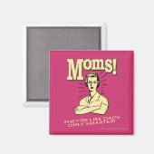 Moms: Net als Dads alleen slimmer Magneet (Voorkant / Achterkant)
