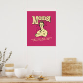 Moms: Net als Dads alleen slimmer Poster (Keuken)