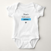 Mom's prince simple modern funny romper (Voorkant)
