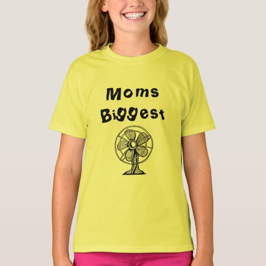 Moms-Shirt met de grootste ventilator T-shirt (Voorkant)