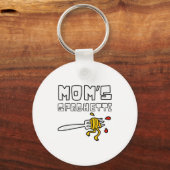 Mom's Spaghetti Funny Toddler Kids  Sleutelhanger (Voorkant)