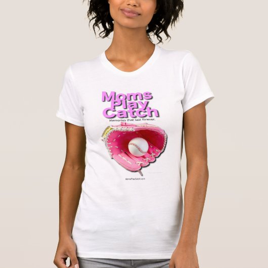 Moms spelen Catch T-shirt (Voorkant)