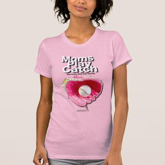 Moms spelen Catch T-shirt (Voorkant)