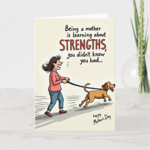 Moms Strength Hondenuitlaatkaart Kaart