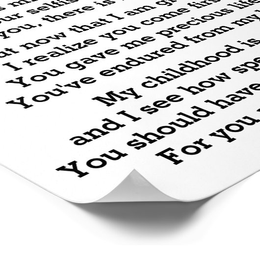 MOM'S SUPERSTAR POSTER (Hoek)