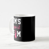 Moms Support Team Overlevende Borstkanker Bewustzi Koffiemok (Voorkant links)