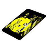 Moms Taxi en drive Thru Grill Funny Retro Gezegde Magneet (Linkerzijde)