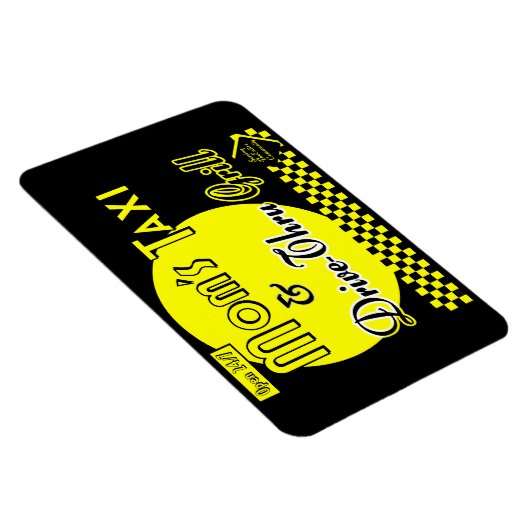Moms Taxi en drive Thru Grill Funny Retro Gezegde Magneet (Rechterzijde)