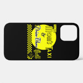 Moms Taxi en drive-Thru Grill Retro iPhone Case (Achterkant (horizontaal))