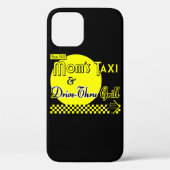 Moms Taxi en drive-Thru Grill Retro iPhone Case (Achterkant)