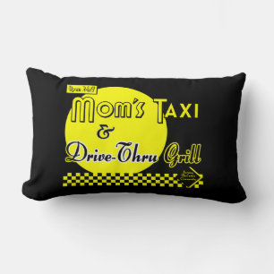 Moms Taxi en grill Retro Pillow Kussen