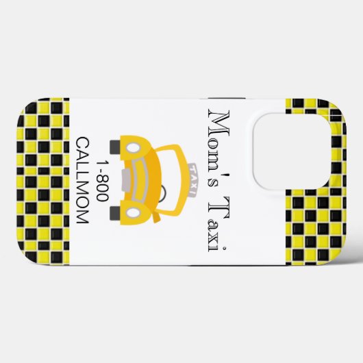 MOM'S TAXI iPHONE Case-Mate iPhone Case (Achterkant (horizontaal))