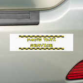 MOMS TAXI SERVICE BUMPERSTICKER (Op auto)